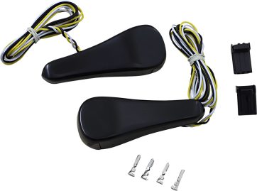 LIGHT TURN SIGNAL SMOOTH LED FRONT BLACK