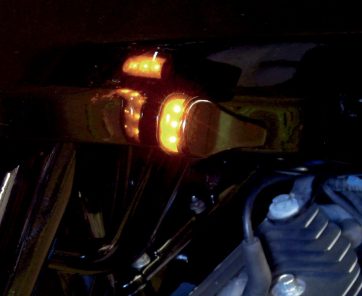 LIGHT TURN SIGNAL SMOOTH LED FRONT BLACK - Bild 3