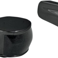 LIGHT TURN SIGNAL FINNED LED FRONT BLACK