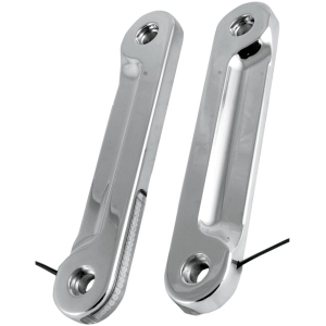 LIGHT TURN SIGNAL FORK MOUNTED LED FRONT CHROME