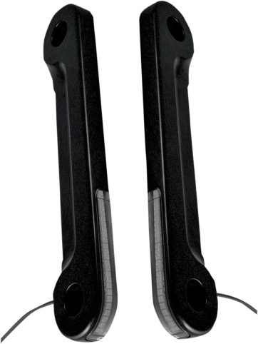 LIGHT TURN SIGNAL FORK MOUNTED LED FRONT BLACK