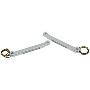 LIGHT TURN SIGNAL FORK MOUNTED LED FRONT CHROME