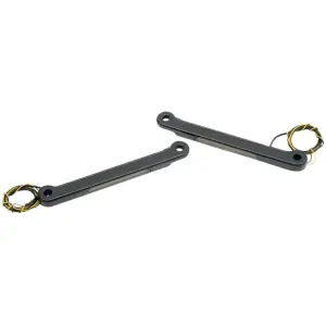 LIGHT TURN SIGNAL FORK MOUNTED LED FRONT BLACK