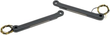 LIGHT TURN SIGNAL FORK MOUNTED LED FRONT BLACK