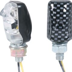 LED MOUNTING BOLT LICENSE PLATE LIGHT / CLEAR LENS / BLACK