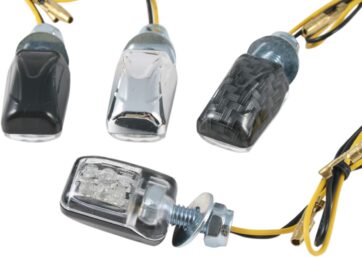 LED CLEAR - LENS TURN SIGNAL / BLACK