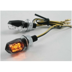LED CLEAR - LENS TURN SIGNAL / ABS / BLACK