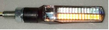 LED SMOKE - LENS TURN SIGNAL / ABS / BLACK - Bild 3