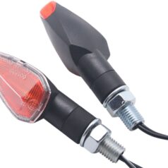 CLEAR & AMBER - LENS TURN SIGNAL / ABS / BLACK