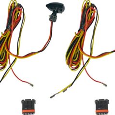 LIGHTS MICRO BULLET AMBER/RED V2 LED TURN SIGNALS BLK