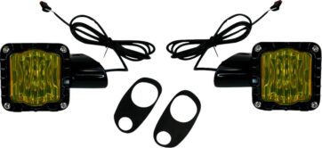 LIGHTS LED TURN SIGNALS GLOSS BLK YLW LENS ROAD GLIDE