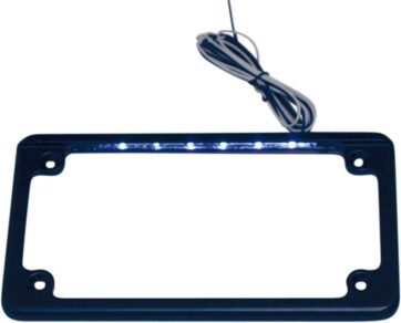 LICENSE PLATE FRAME WITH LED ILLUMINATION