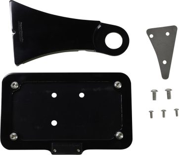 ACCUTRONIX LICENSE PLATE SIDE MOUNT BLACK HD SPORTSTER