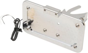 ACCUTRONIX LICENSE PLATE SIDE MOUNT CHROME HONDA