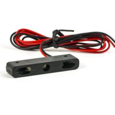 LED LICENSE PLATE LIGHT / CLEAR LENS / ABS / BLACK