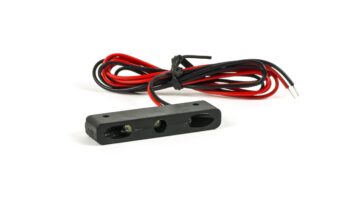 LED LICENSE PLATE LIGHT / CLEAR LENS / ABS / BLACK