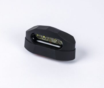 LED LICENSE PLATE LIGHT / CLEAR LENS / ALUMINIUM / BLACK