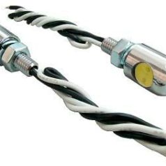 LED MOUNTING BOLT LICENSE PLATE LIGHT / CLEAR LENS / NATURAL