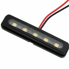 SMD LICENSE PLATE LIGHT / CLEAR LENS / BLACK