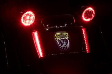 FRAME LP W/LEDS BLK/RED - Bild 4