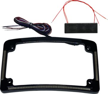 FRAME LIC W/ RED LED BLK - Bild 2