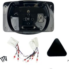 LICENSE PLATE MOUNT TAILLIGHT ELMINATOR BLACK