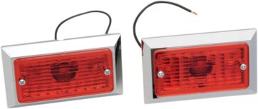 MARKER LIGHT SNGL RED 2PK