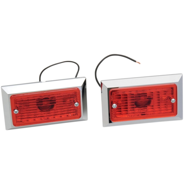 MARKER LIGHT SNGL RED 2PK