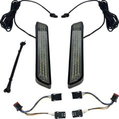 LED Fork Light - Smoke - Black