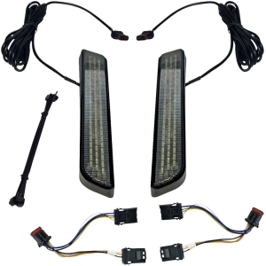 LED Fork Light - Smoke - Black