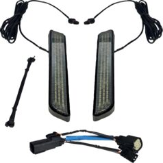 LED Fork Light - Smoke - Black