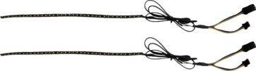 LIGHT FAIRING STRIPS DUAL COLOR LED AMB/WHT