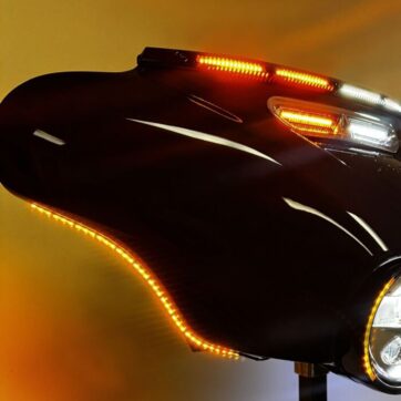 LIGHT FAIRING STRIPS DUAL COLOR LED AMB/WHT - Bild 2