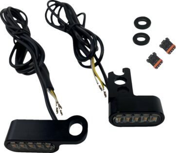 LIGHT TURN SIGNALS MIRROR MOUNTED