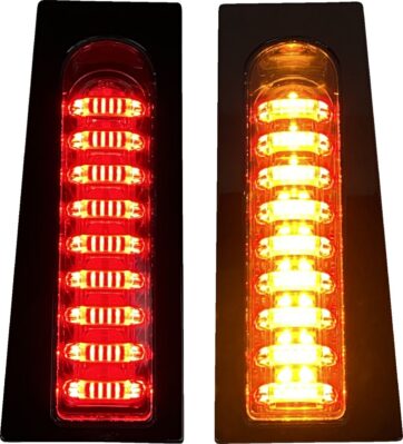 LIGHT PROBEAM FILLERZ DUAL COLOR GLOSS BLK W/ SMOKED LENS - Bild 2