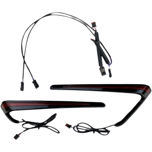 LIGHTS SADDLEBAG LED RED LENS