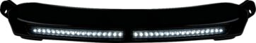 LIGHTS LED WINDSHIELD TRIM GLOSS BLACK ROAD GLIDE