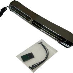 LIGHTS LED WINDSHIELD TRIM CHROME ROAD GLIDE