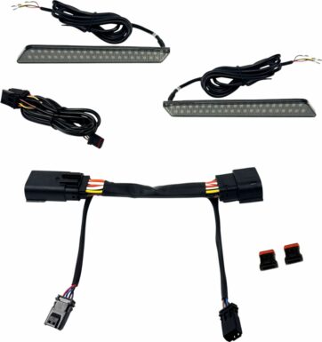 LIGHTS LED SADDLEBAG LATCH SMOKED LENS