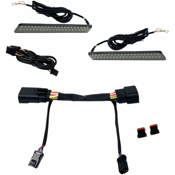LIGHTS LED SADDLEBAG LATCH SMOKED LENS