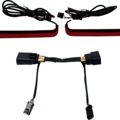 LIGHT LED LOW PROFILE SADDLEBAG RED