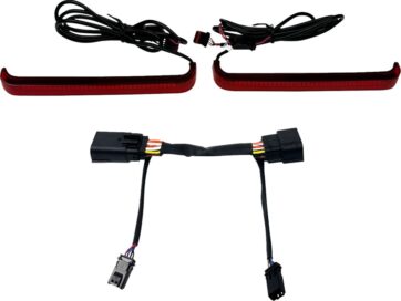 LIGHT LED LOW PROFILE SADDLEBAG RED