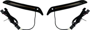 LIGHT WINDSHIELD TRIM LED GLOSS BLACK