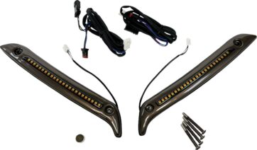 LIGHT WINDSHIELD TRIM LED DARK BRONZE