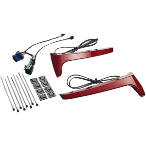 LIGHTS SADDLEBAG RED LENS, RED T-SIGNAL INDIAN