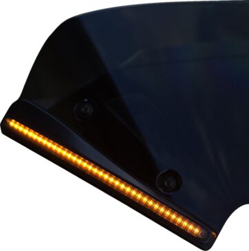 LIGHT  LED TURN SIGNAL WINDSHIELD TRIM BLACK W/SMK LENS - Bild 3