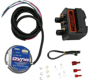 DYNATEK DYNA 2000I  ELECTRONIC IGNITION KIT W/ 2X TWIN-FIRE SINGLE-FIRE/SINGLE-PLUG COILS