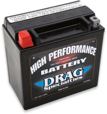 BATTERY HIGH PERFORMANCE AGM 12V LEAD ACID REPLACEMENT 150 MM X 87 MM X 145 MM BLACK
