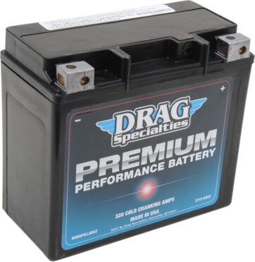 BATTERY PREMIUM (GYZ) 12V LEAD ACID REPLACEMENT 175 MM X 87 MM X 155 MM BLACK