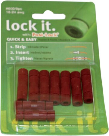 POSI- LOCK WIRE CONNECTOR RED 9PK
